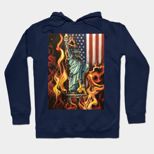 "The Plague of Liberty" Hoodie by AmyCNicholls